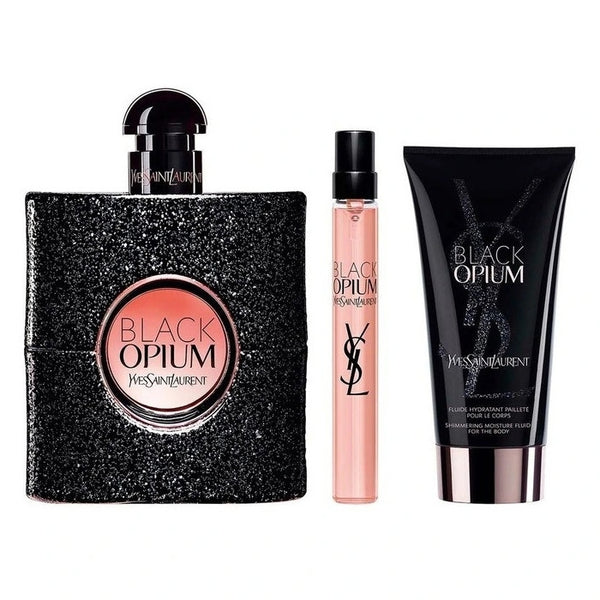 Yves Saint Laurent Black Opium Set For Women 3 Pieces