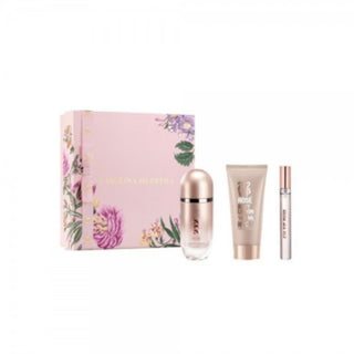 Carolina Herrera 212 Vip Rose Set For Women Eau De Parfum 80ml + Mini Travel 10ml + Body Lotion 100ml