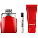 Mont Blanc Legend Red Set For Men 3 Pieces