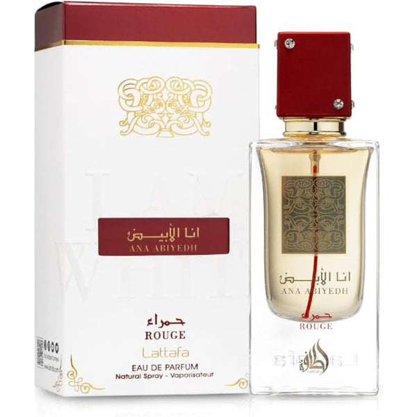 Lattafa Ana Abiyedh Rouge Eau De Parfum For Unisex 60ml