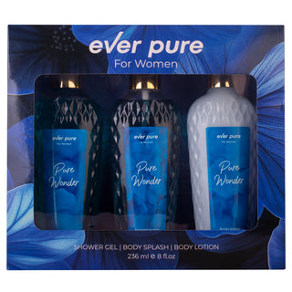 Ever Pure Pure Wonder Set For Women Shower Gel 236ml + Body Splash 236ml + Body Lotion 236ml