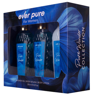 Ever Pure Pure Wonder Set For Women Shower Gel 236ml + Body Splash 236ml + Body Lotion 236ml