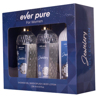 Ever Pure Jewellery Set For Women Shower Gel 236ml + Body Splash 236ml + Body Lotion 236ml