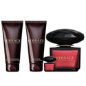 Versace Crystal Noir Set For Women Eau De Parfum 90ml + Mini 5ml + Shower Gel 100ml + Body Lotion 100ml