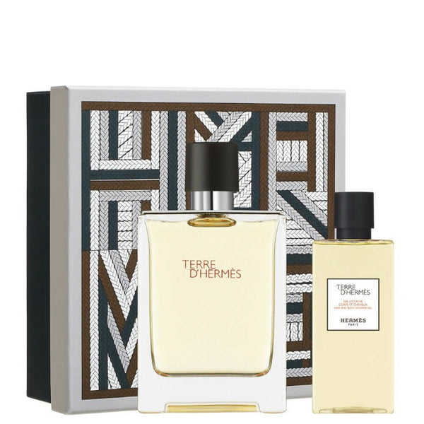 Hermes Terre D Hermes Set For Men Eau De Toilette For Men 100ml + Gel Douche 80ml