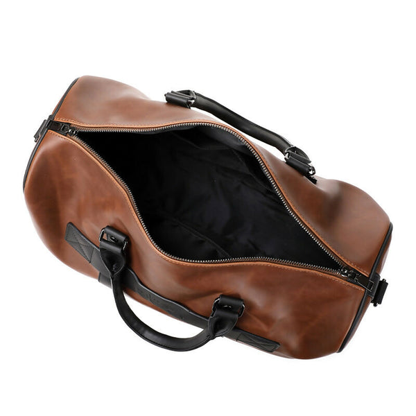 Rahala Duffle Bag For Travel Leather Water Resistant For Men and Women 8255