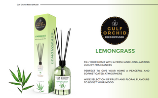 Gulf Orchid Lemongrass Reed Diffuser 110ml