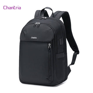 Buy black Chantria Women Backpack Multi-Purpose Water Resistant Laptop Bag With USB CB00633