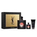 Yves Saint Laurent Black Opium Set For Women Eau De Parfum 50ml + Travel Size 7.5ml + Body Lotion 50ml