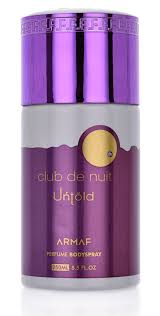 Armaf Club De Nuit Untold Body Spray For Unisex 250ml