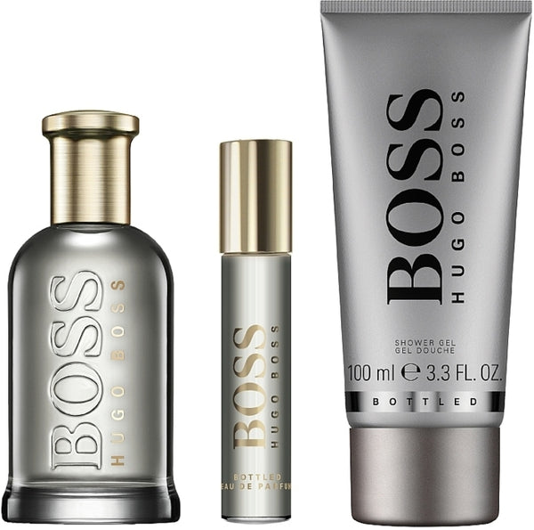 Hugo Boss Bottled Eau De Parfum Set For Men 3 Pieces