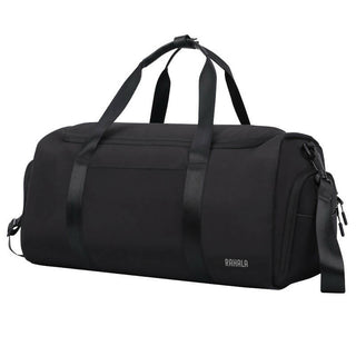 يشتري black bag for the gym and travel large storage capacity unisex bag for men and women Shoe Compartment Rahala B00739